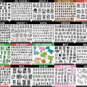 5000+ MEGA SVG Bundle Cricut Cut Files PNG Bundle Sublimation T Shirt Designs Bundle Xxl Files for Cricut Free Commercial Use image 9