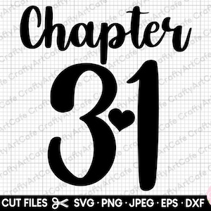 chapter 31 31st birthday svg 31 years old svg 31st birthday png