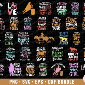 barrel racing png barrel racing svg barrel racing png bundle sublimination commercial use barrel racing eps dxf cricut cut file