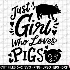 cochon svg cochon png amant de cochon propriétaire de cochon svg png eps dxf jpeg jpg coupe fichier cricut usage commercial
