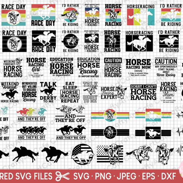 course de chevaux svg bundle derby svg bundle cricut coupe fichiers gratuit usage commercial course de chevaux vecteur bundle eps dxf jpeg jpg