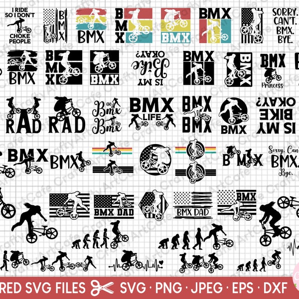 Bmx svg bund bmx png bund bmx svg bund Cricut Shirt kommerzielle Nutzung