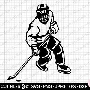 ice hockey player svg, ice hockey player png, ice hockey player clipart, ice hockey player silhouette, commercial use