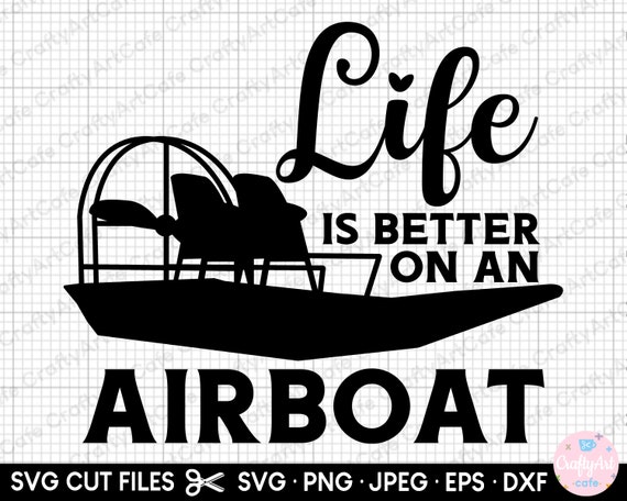 Airboat Svg File for Cricut Shirt Airboat Png Shirt Design - Etsy