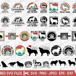 Berner Sennenhund svg png bündel Cricut kommerzielle Nutzung