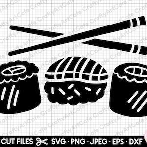 sushi silhouette sushi clipart sushi png sushi jpg sushi svg cricut
