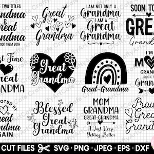 bisavó svg pacote cricut arquivos cortados uso comercial gratuito bisavó png designs de camisas eps dxf jpg bisavó