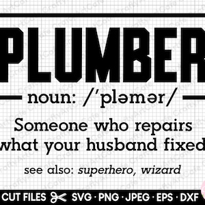 Klempner svg, Klempner png, Klempner png, Cricut geschnitten Datei