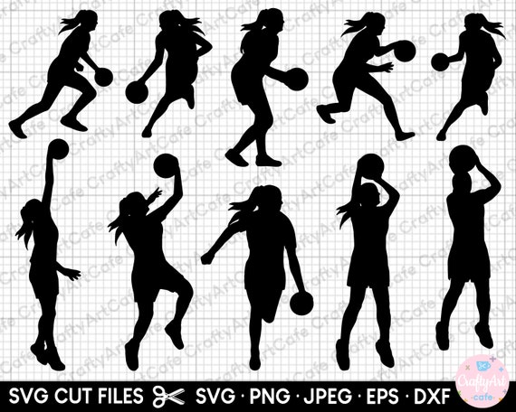 Joueuse de basket-ball silhouette svg png France