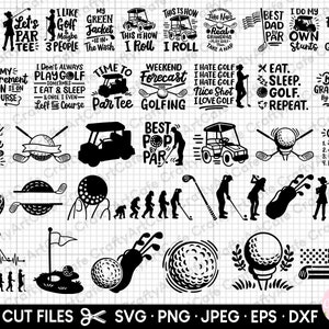 ゴルフ svg バンドル ゴルフ png バンドル ゴルフ プレーヤー シルエット ゴルフ カート シルエット ゴルフ プレーヤー svg ゴルフ カート svg png 商用利用