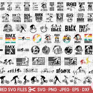 Bmx svg bundle cricut coupe fichier à usage commercial gratuit bmx png bundle bmx shirt design bundle bmx svg png eps dxf jpeg jpg