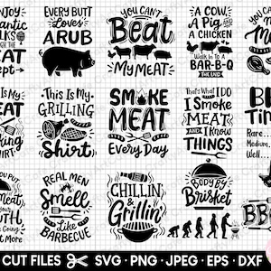 bbq svg bbq png bbq svg bundle cricut shirt bbq png bundle commercial use grilling svg bundle grilling png bundle eps dxf cut files cutting