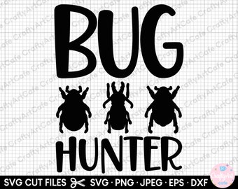 bug hunter svg png entomology svg png entomologist svg png bug catcher svg png eps dxf jpeg commercial use