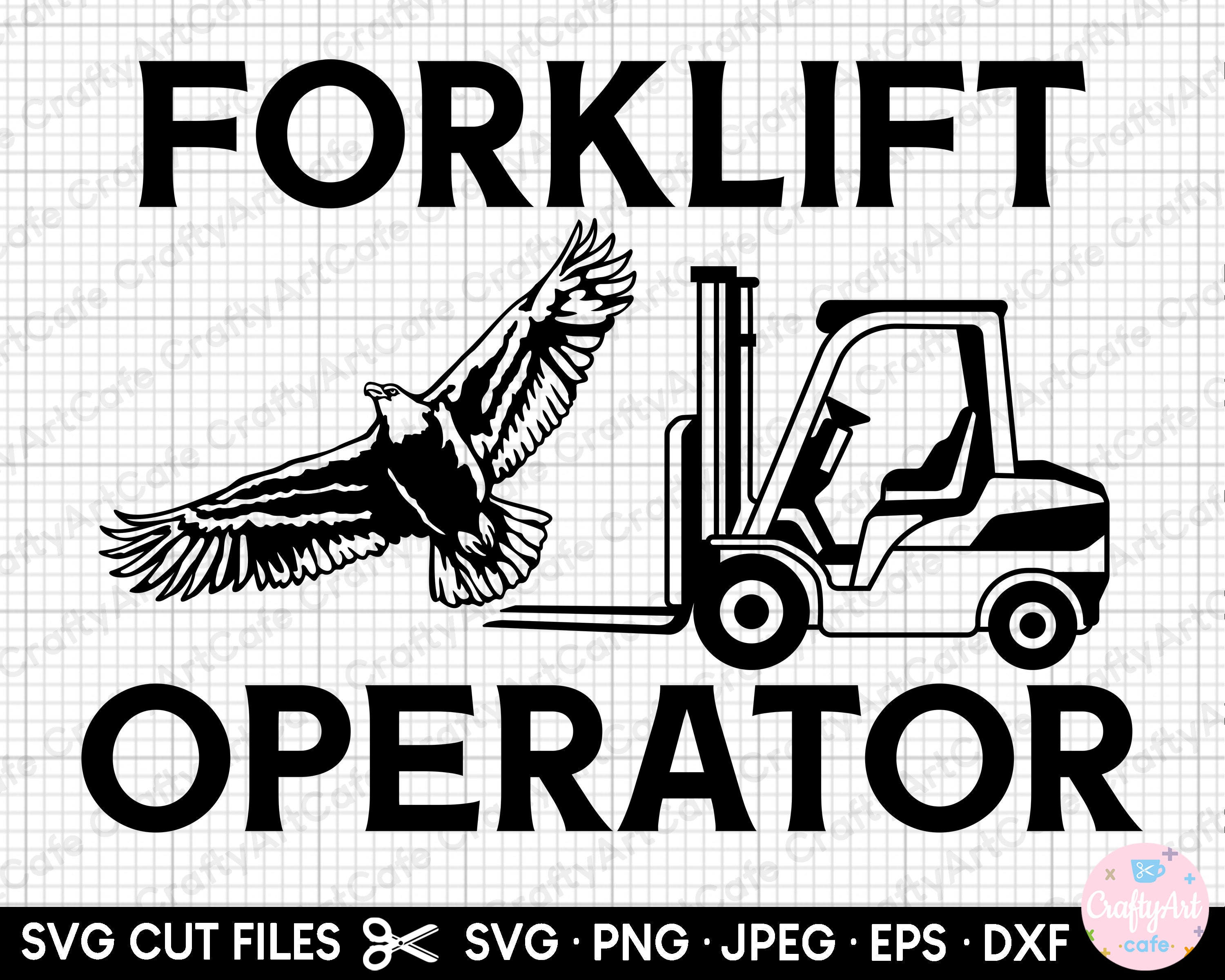 Forklift Svg Png Forklift Driver Svg Png Forklift Operator Svg Etsy