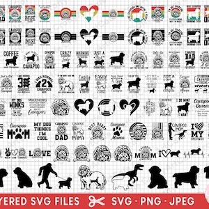 cavapoo svg bundle cavapoo png bundle cavapoo svg cricut shirt peeking vector silhouette clipart bundle commercial use