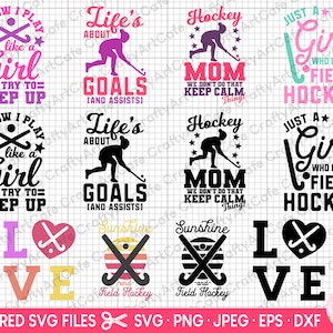 field hockey bundle svg png