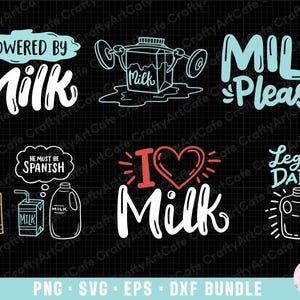 milk png milk svg milk png bundle sublimination commercial use milk eps dxf cricut cut file t shirt design