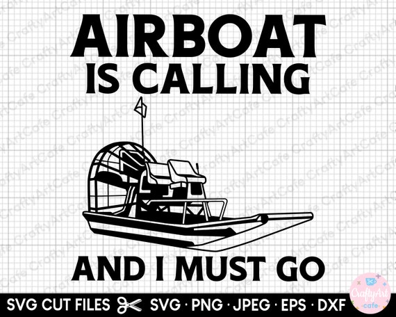 Airboat Svg File for Cricut Shirt Airboat Png Shirt Design - Etsy