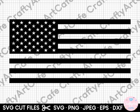 Black American Flag Svg Usa Flag Svg Us Flag Svg | Etsy