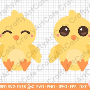 Huhn svg Küken svg Dateien für Cricut Küken png süßes Küken Clipart Schichtschnitt Datei eps dxf jpeg Baby Huhn Bundle