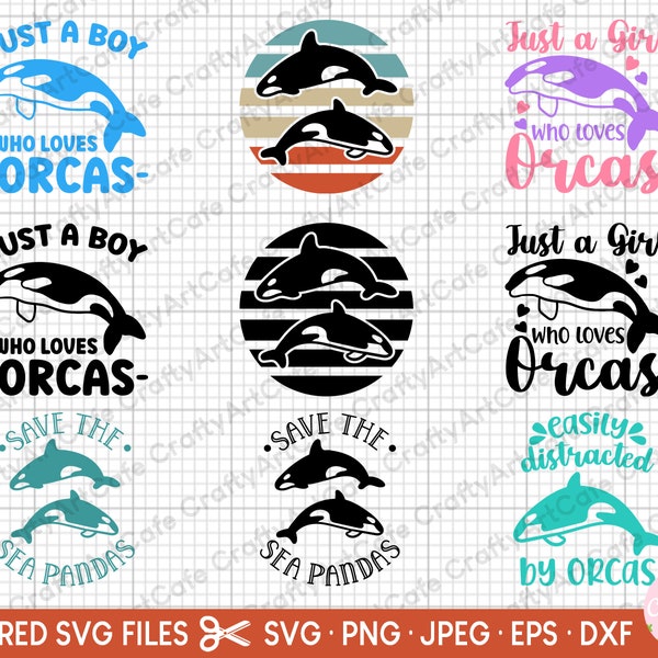 orca svg bundle cricut shirt orca png bundle shirt design orca lover gift orca whale svg png eps dxf jpg commercial use