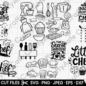 pacote chef svg para cricut, pacote svg de cozimento para cricut, chef png bunde, pacote png de cozimento, pacote cozinhar svg, pacote padeiro svg
