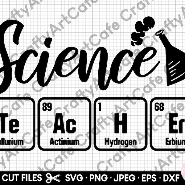 science teacher svg cut file