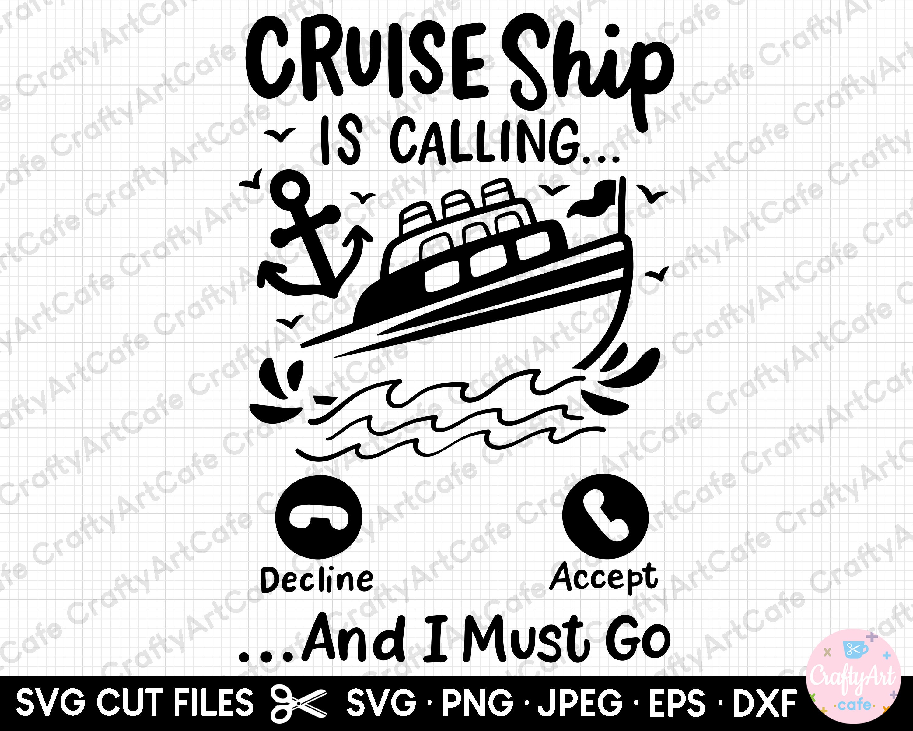 Cruise Ship Svg Png Eps Dxf Jpg Svg Cut File Cricut Cruise Svg Etsy