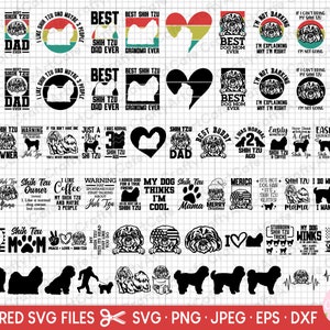 shih tzu svg bundle shih tzu png bundle shih tzu peeking svg shih tzu cricut cut file shih tzu silhouette commercial use