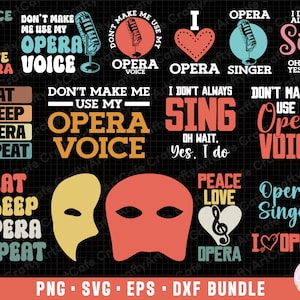 opera png opera singer svg opera png bundle sublimination commercial use opera eps dxf cricut cut file t shirt design