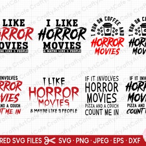 horror movie fan svg horror svg horror movie svg png eps dxf cut file for cricut