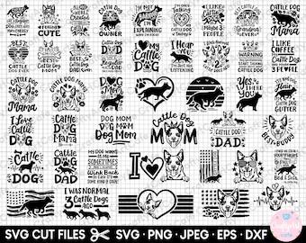 australian cattle dog svg bundle cricut australian cattle dog png bundle shirt design bundle free commercial use cut file eps dxf jpg