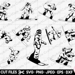 snowboard svg bundle snowboard png bundle free commercial use snowboard clipart snowboarder svg snowboarder png