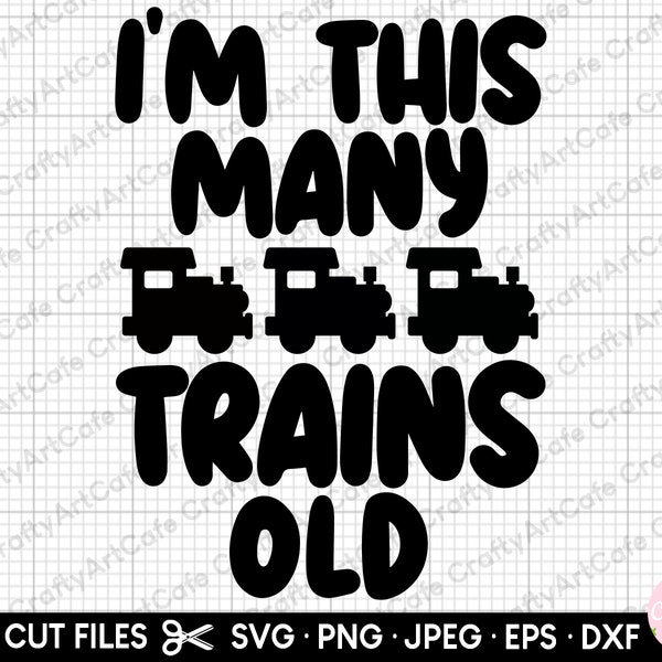 3rd birthday cut file svg png train lover trains model train three years old 3 years old