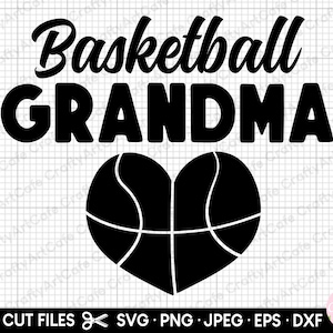 basketball girl svg png basketball grandma