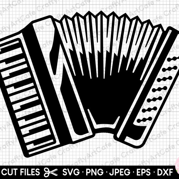 accordion svg accordion png accordion vector clipart silhouette cricut cut file free commercial use