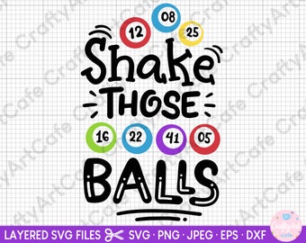Bingo svg, Bingo png, Bingospieler svg, Bingospieler png, Cricut