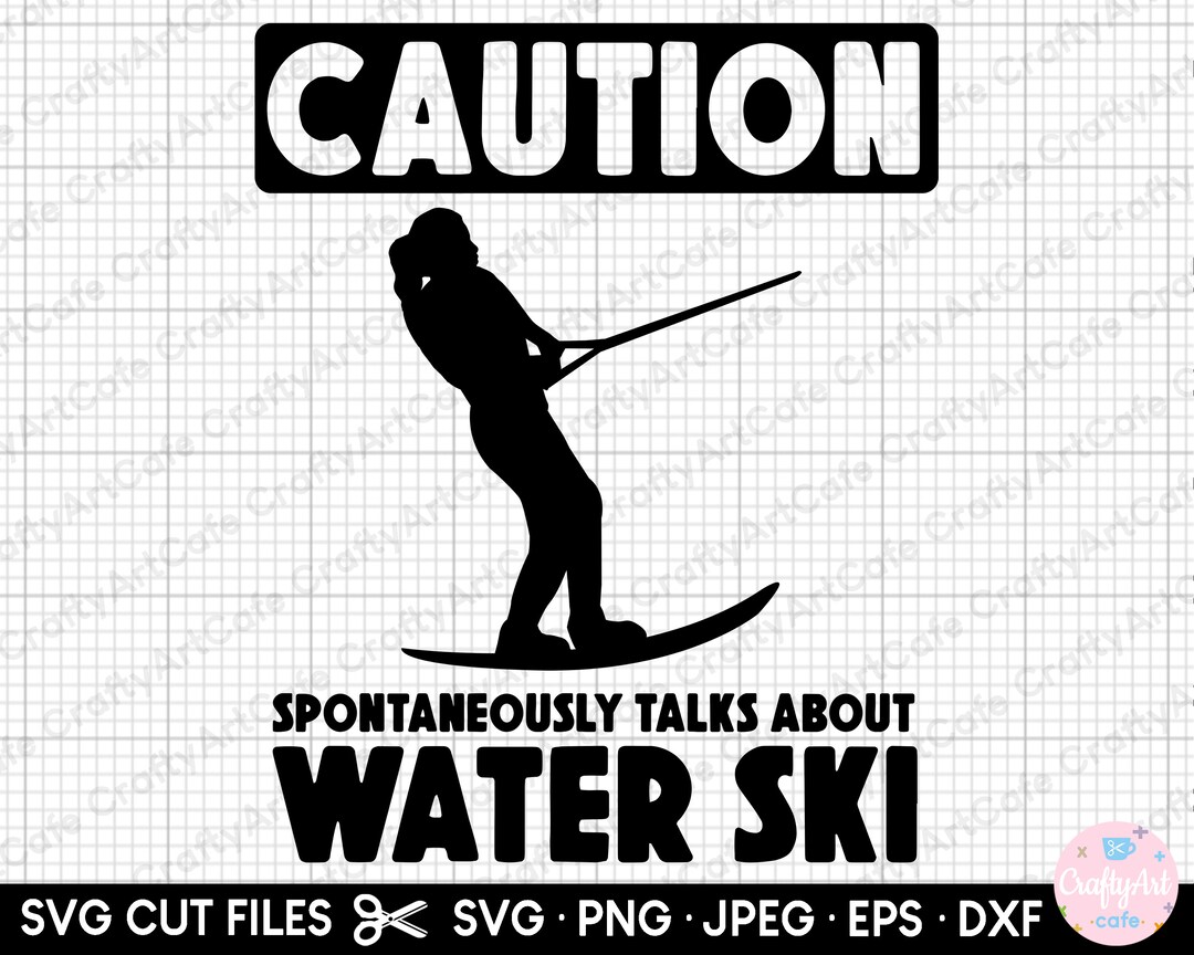 Water Ski Svg Water Ski Png Etsy UK