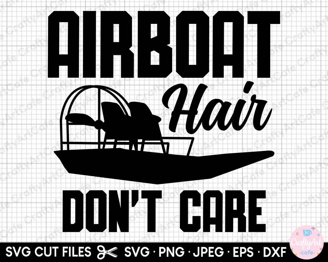 Airboat Svg File for Cricut Shirt Airboat Png Shirt Design - Etsy