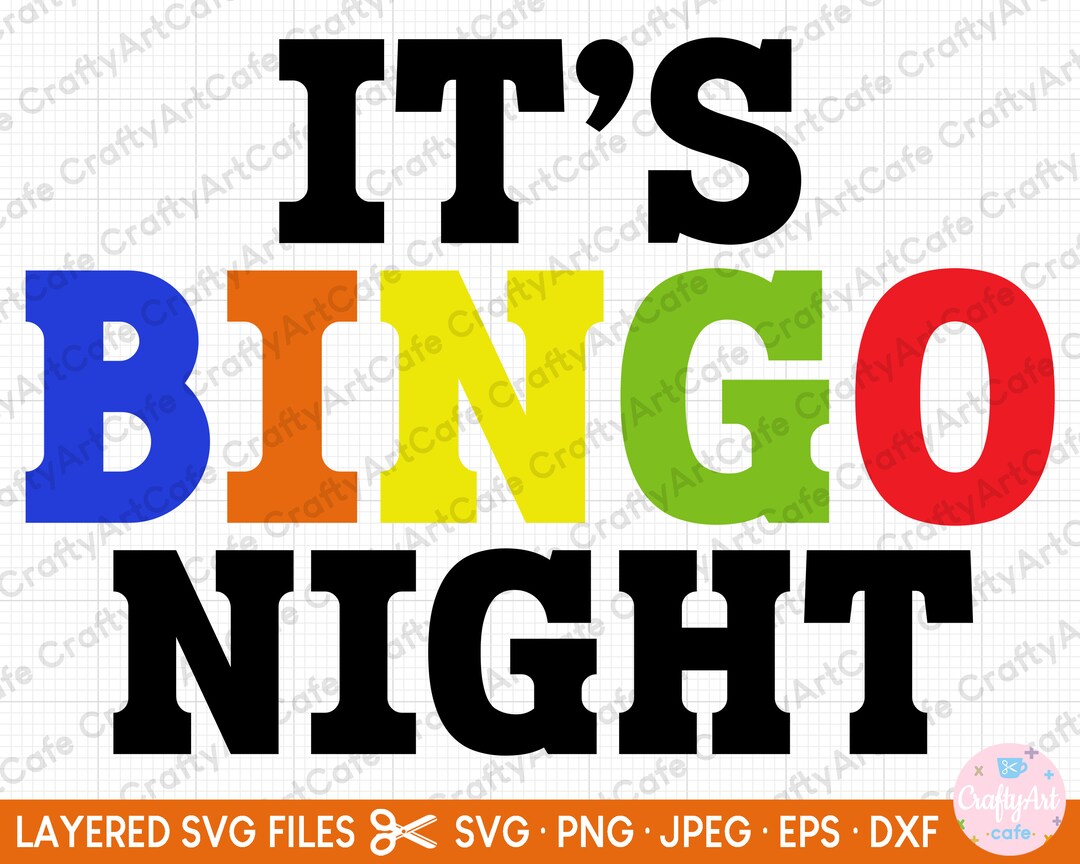 Bingo Svg Cricut - Etsy