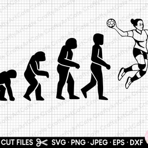 handball svg png cricut for girls women handball