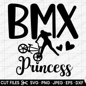 bmx girl svg bmx girl png bmx svg cricut shirt cut file commercial use bmx princess