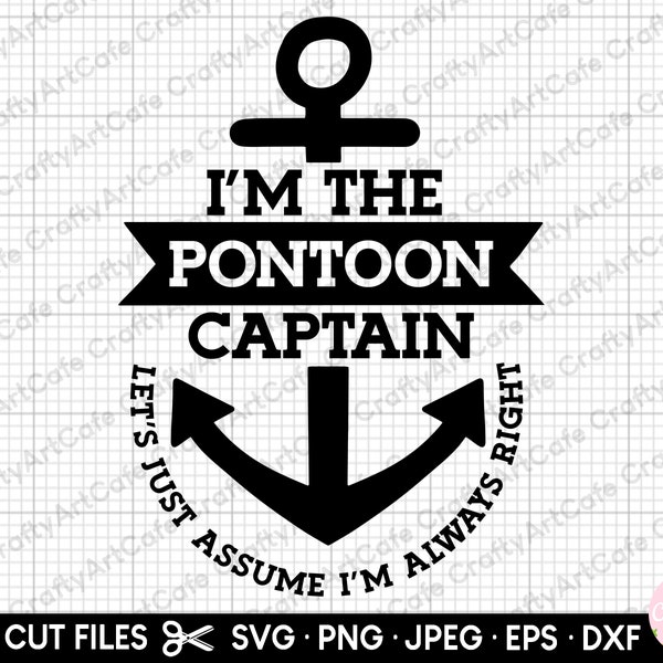 pontoon svg pontoon png for cricut shirt cut file