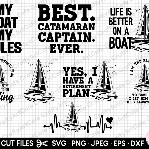 catamaran svg bundle, catamaran png bundle, catamaran svg png eps dxf cut files free commercial use