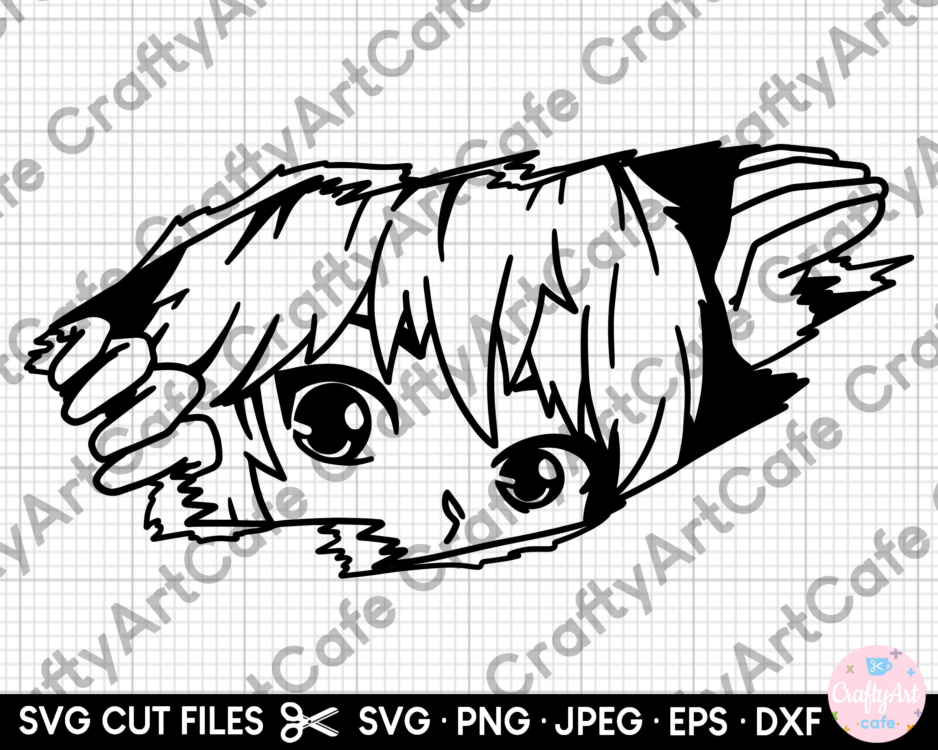 Anime Eyes Svg Anime Peeking Svg Anime Design Element Cut File - Etsy Canada