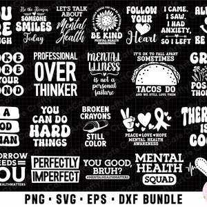 Mental Health Png Mental Health Svg Mental Health Png Bundle ...