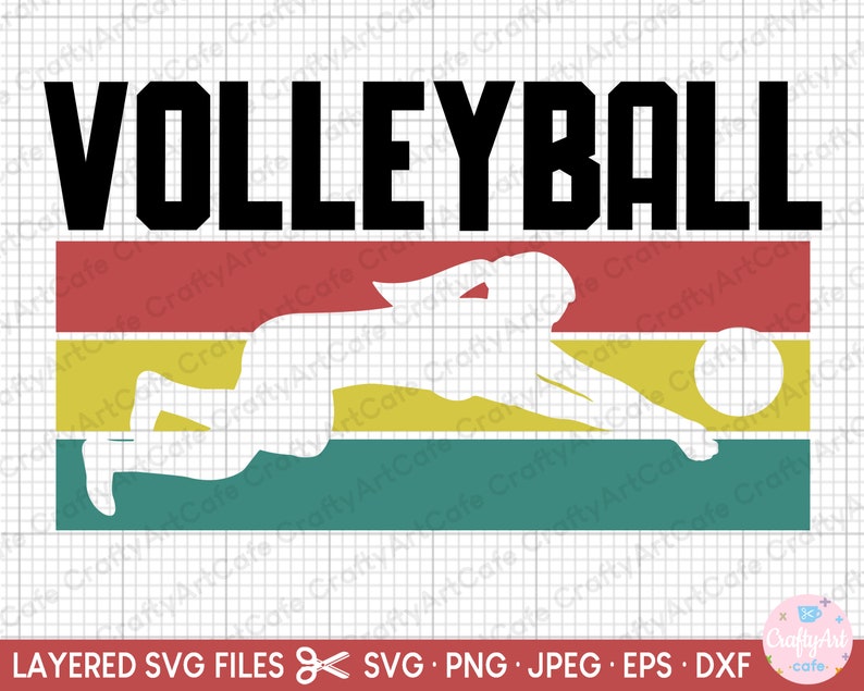 Volleyball Svg Volleyball Png for Cricut Volleyball Etsy
