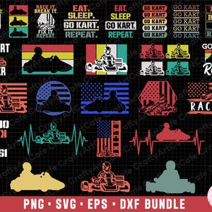 cart kart png cart kart svg cart kart png bundle sublimination commercial use cart kart eps dxf cricut cut file t shirt design