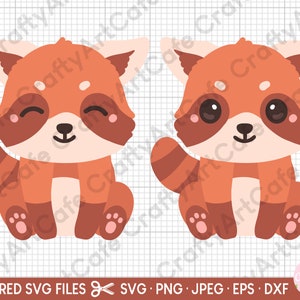 panda vermelho svg para cricut panda vermelho fofo svg arquivos de corte em camadas panda vermelho png kawaii panda vermelho svg clipart de panda vermelho