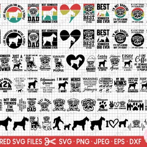 Schnauzer Bundle Cricut Schnauzer Png Bundle Schnauzer Schnitt Datei frei kommerzielle Nutzung Schnauzer späht Schnauzer Silhouette